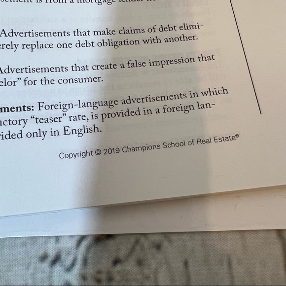 2019 NMLS SAFE PREP COURSE WITH 3 HOUR TX LAW AND PRACTICE - Picture 9 of 9